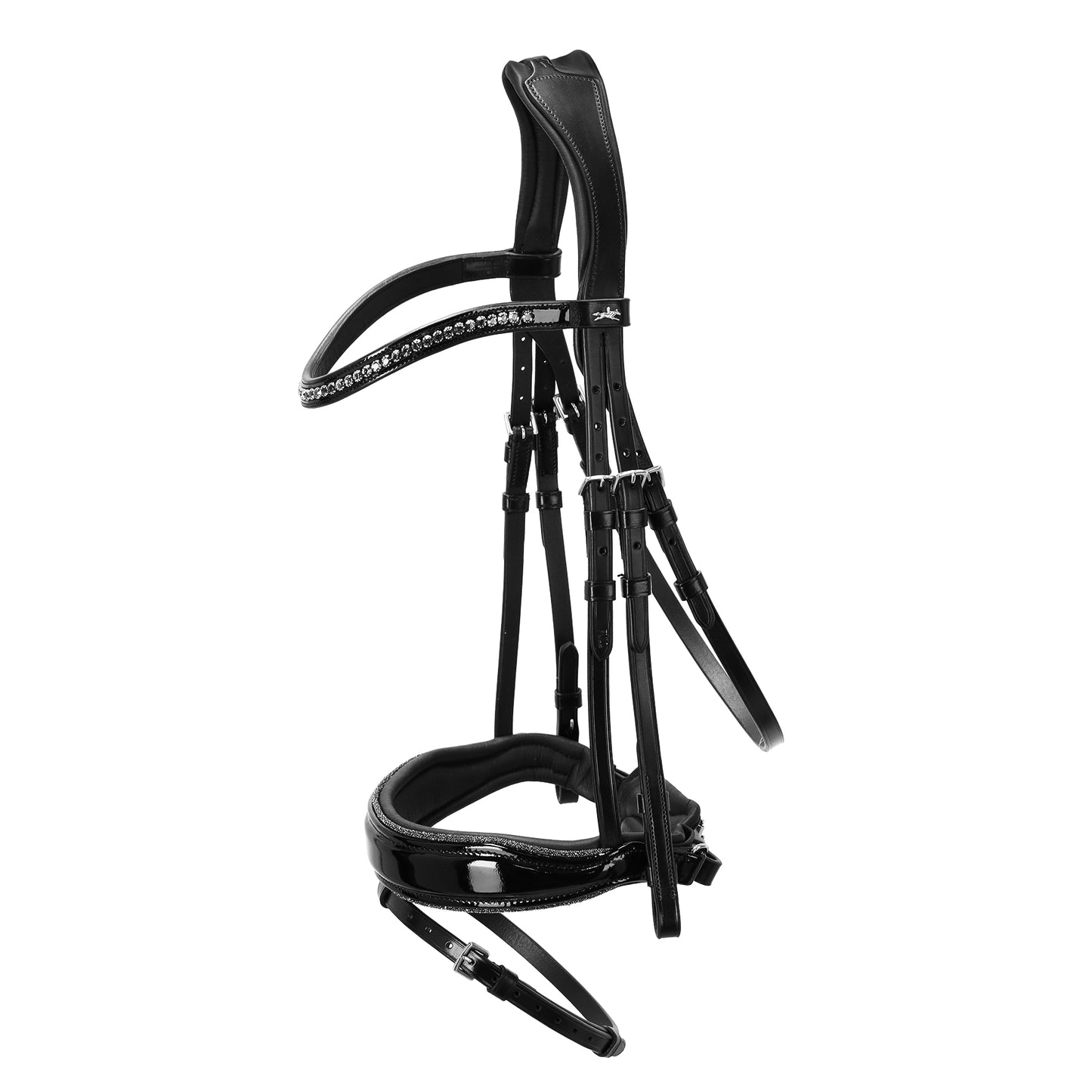 Bridon Stanford Glam noir vernis - Schockemöhle Sports