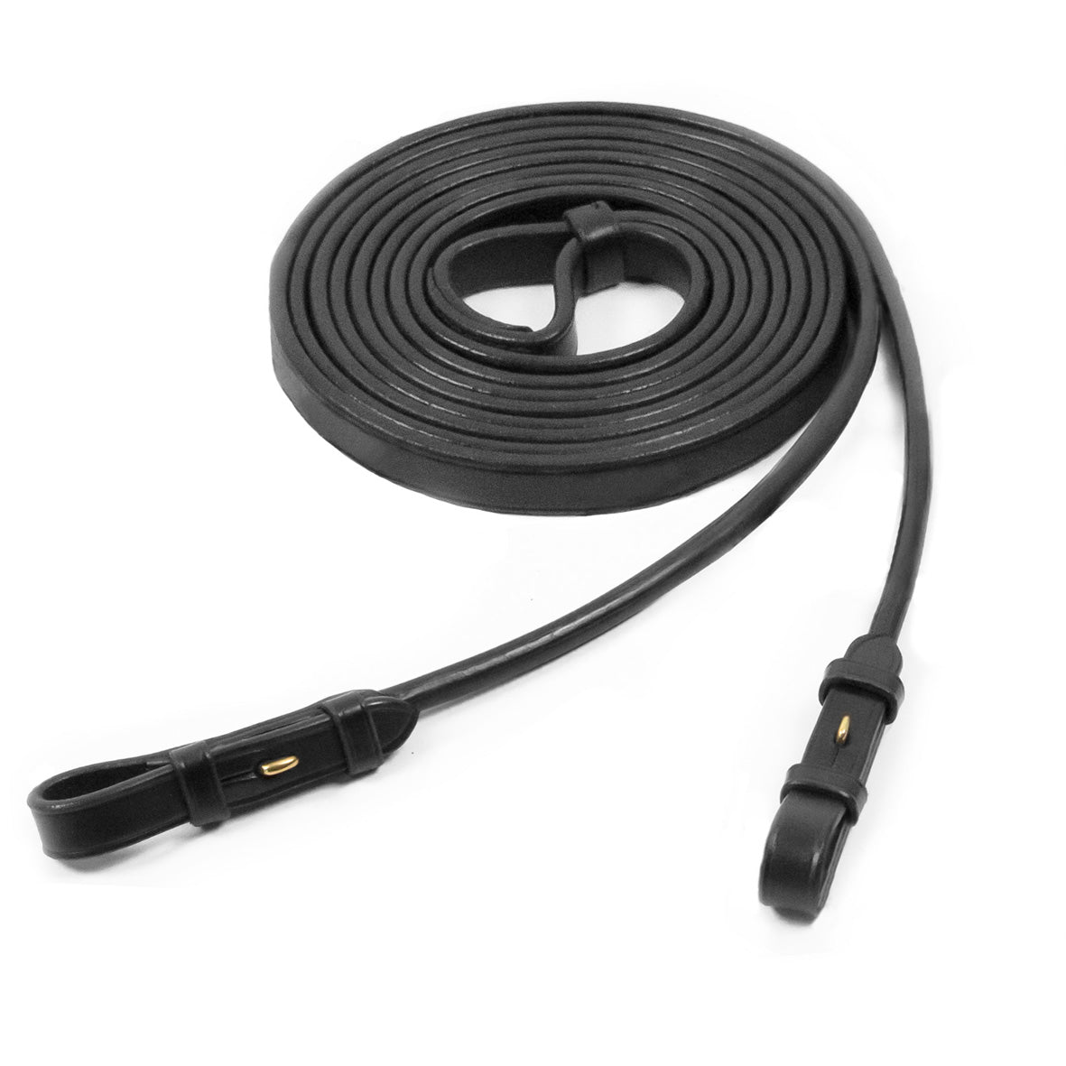 Rênes de bride cuir rond, Noir - Schockemöhle Sports