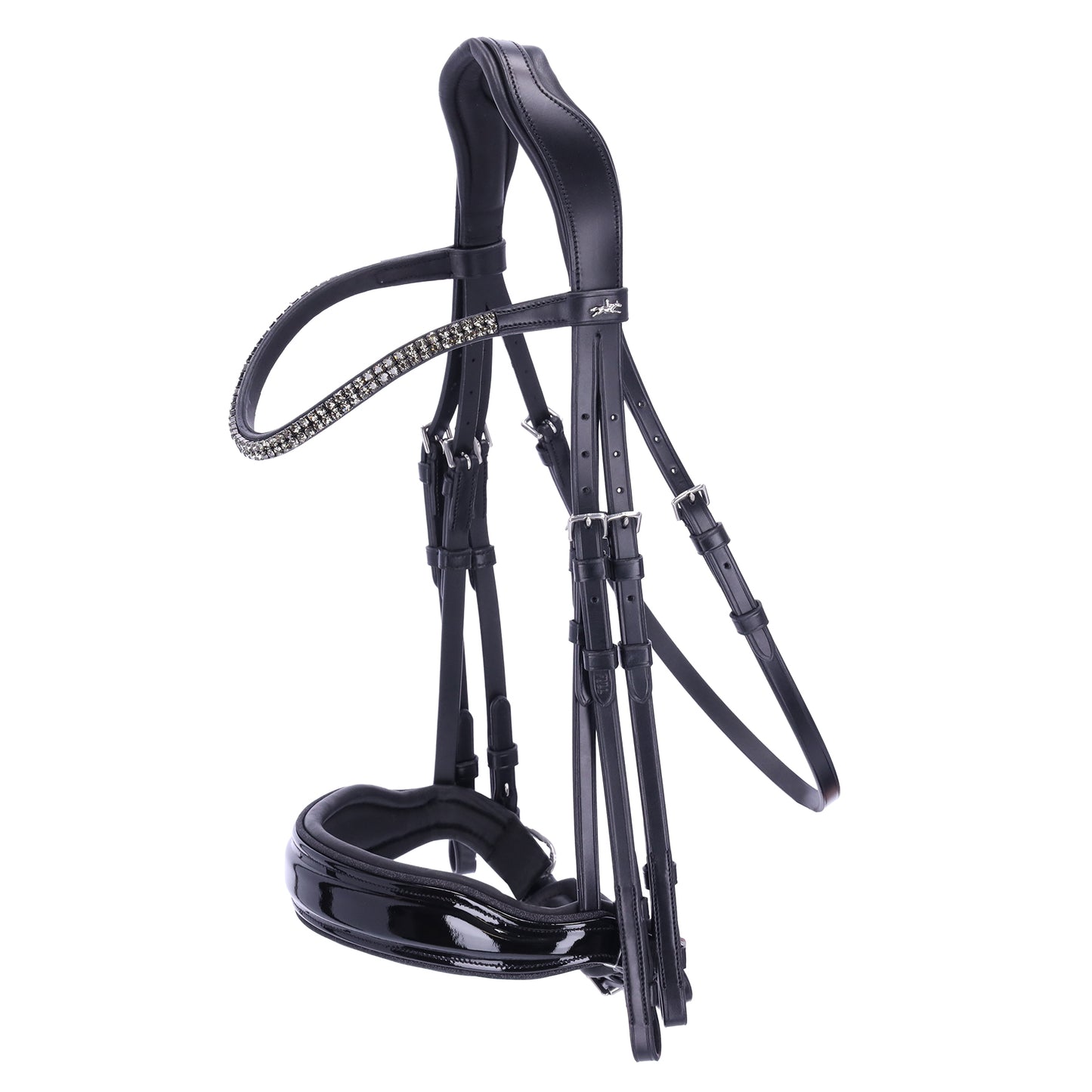 Bride SP Monticelli, noir vernis - Schockemöhle