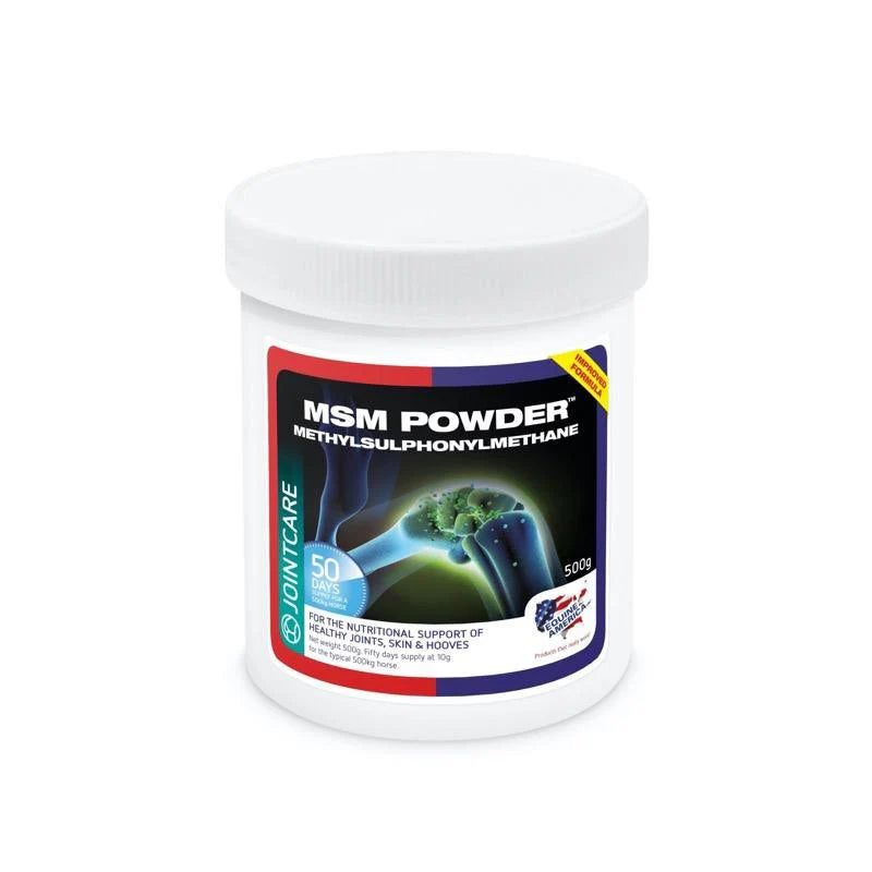 MSM Powder, soutien des articulations 500gr - Équine America