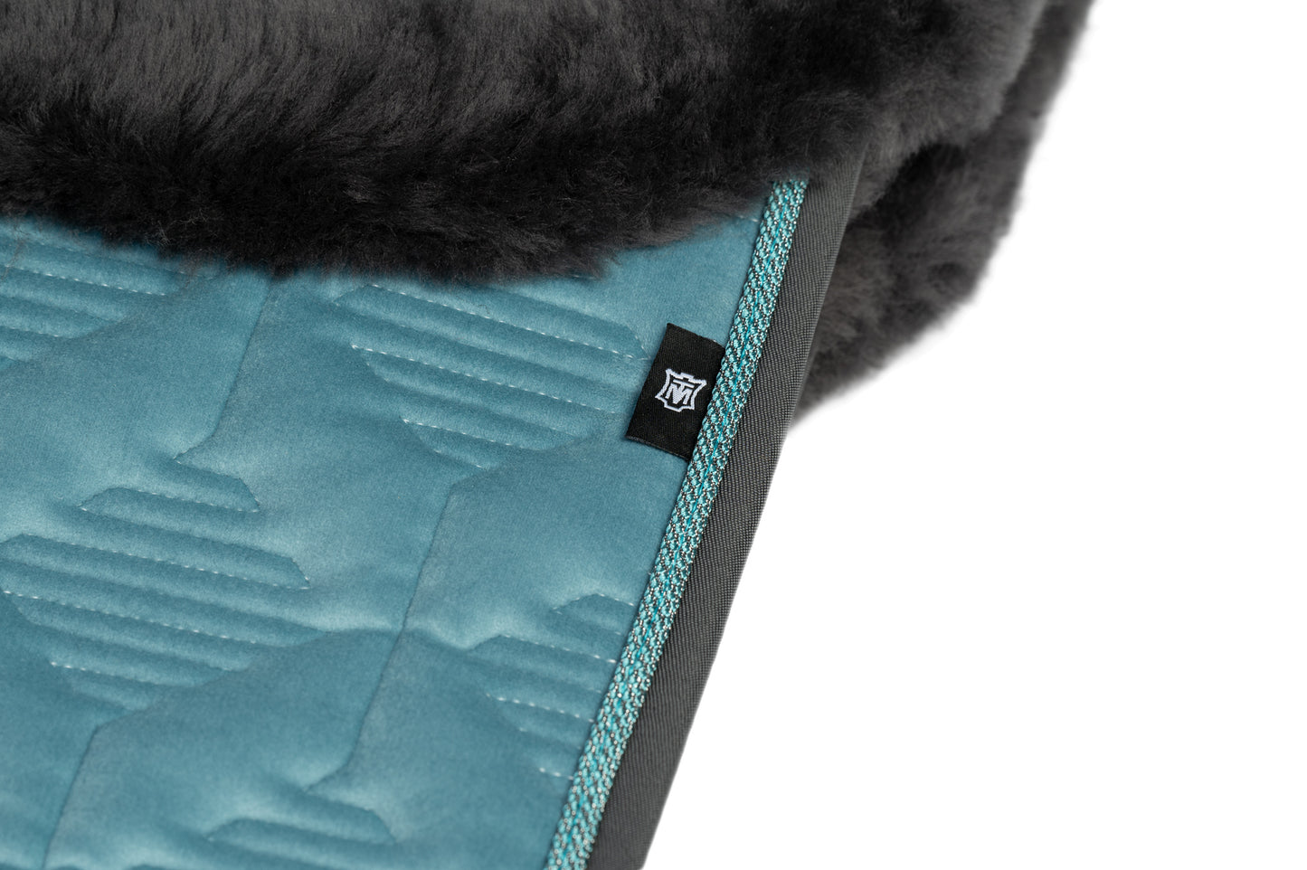 Tapis Wiven piping Velours Océan - Mattes 25