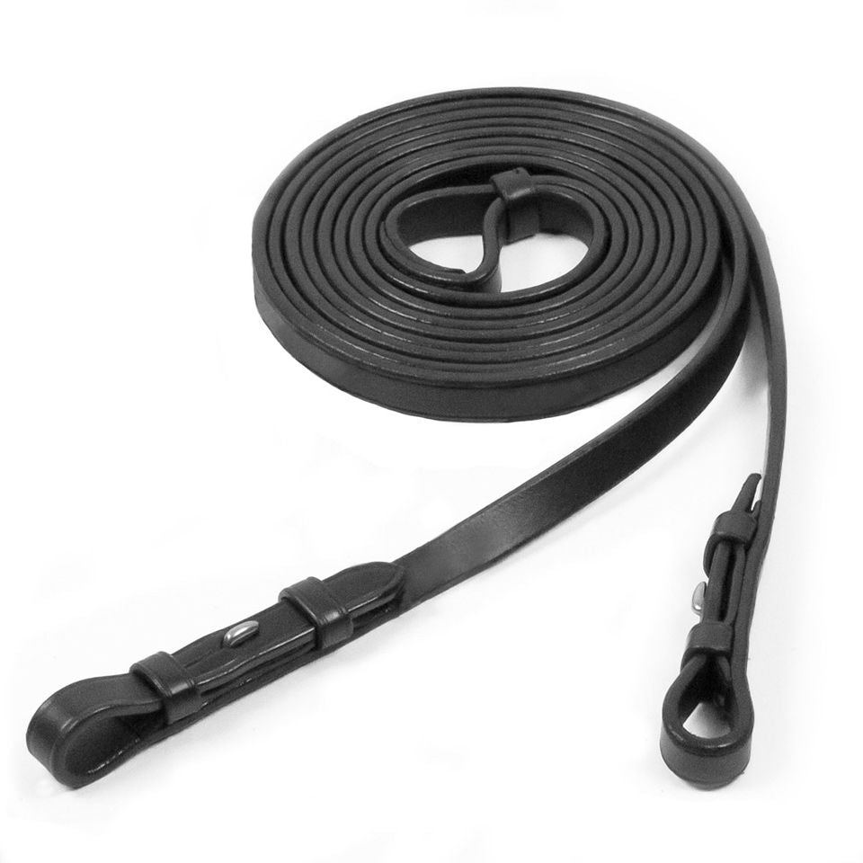 Rênes en cuir pour bride, noir - Schockemöhle Sports