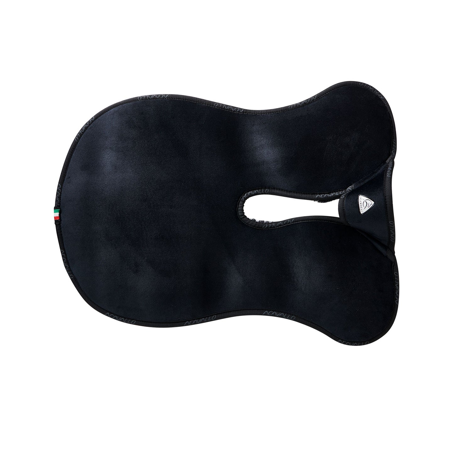 Amortisseur mémoire de forme avec mouton, Noir - Acavallo