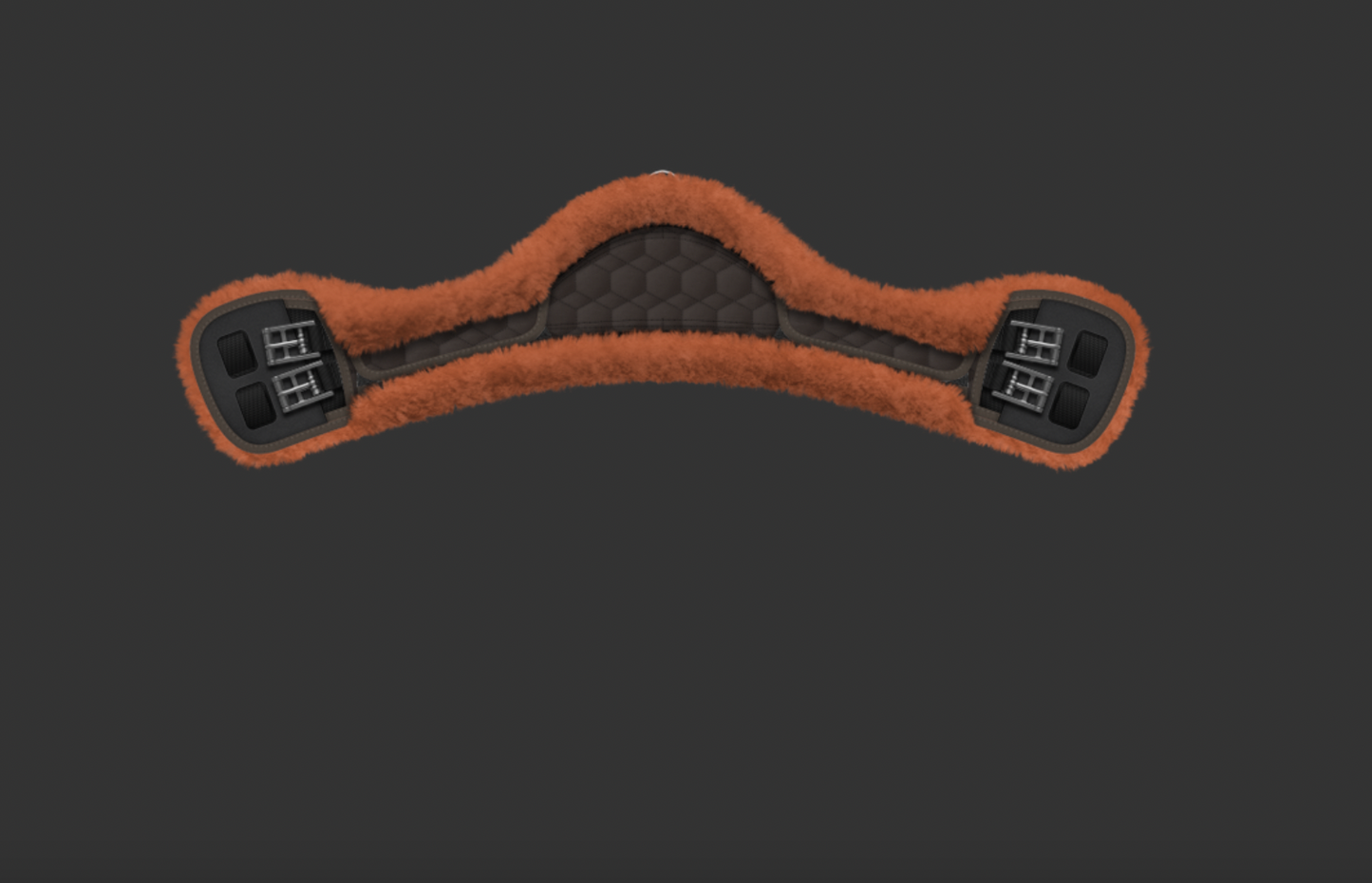 Sangle Athletico courte, base brown, à personnaliser - Mattes