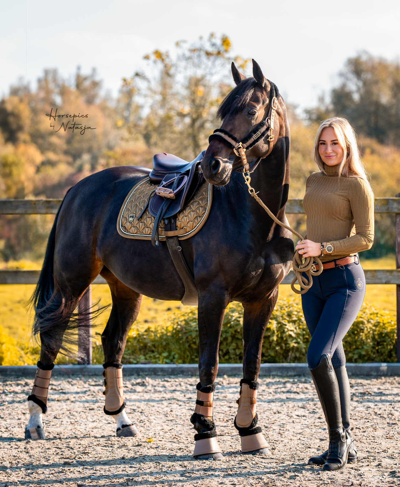 Guêtres Cavallotte, Dark caramel - Cavallo Premium Capsule AW 24