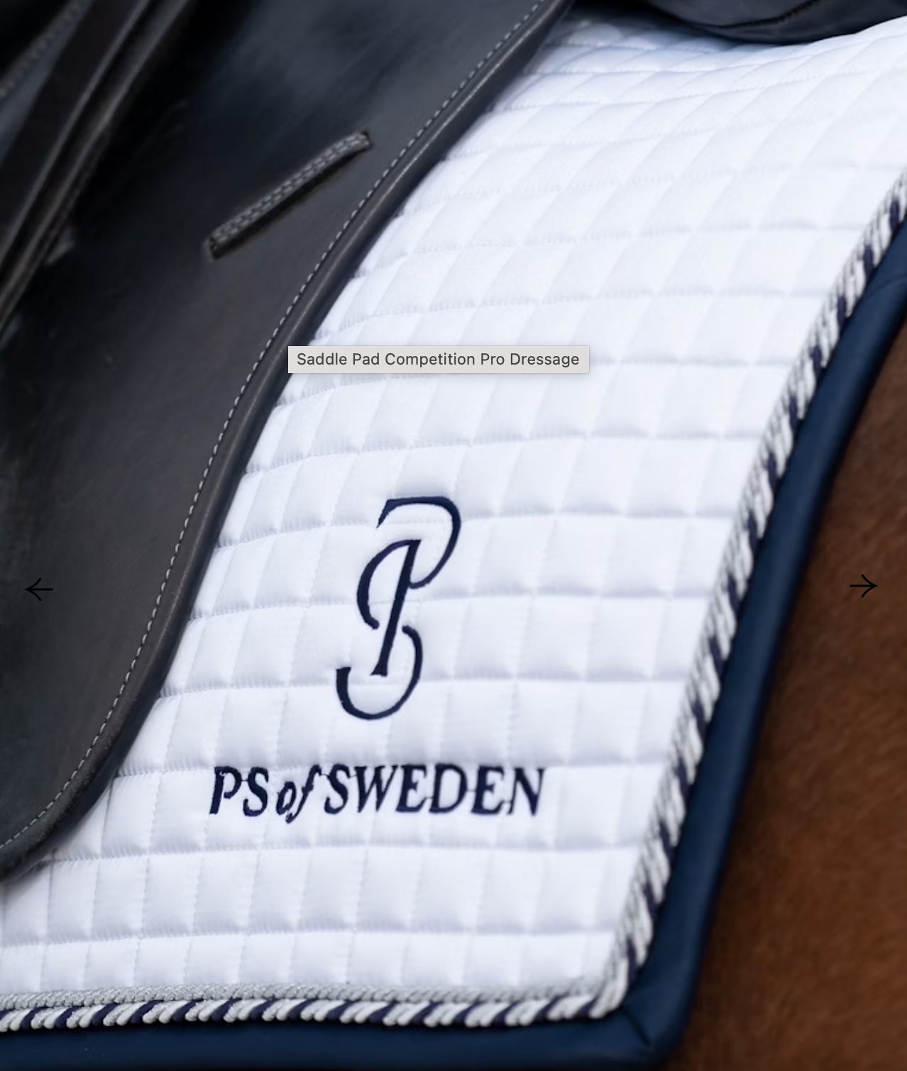 Tapis de dressage Competition pro, blanc - Ps of sweden