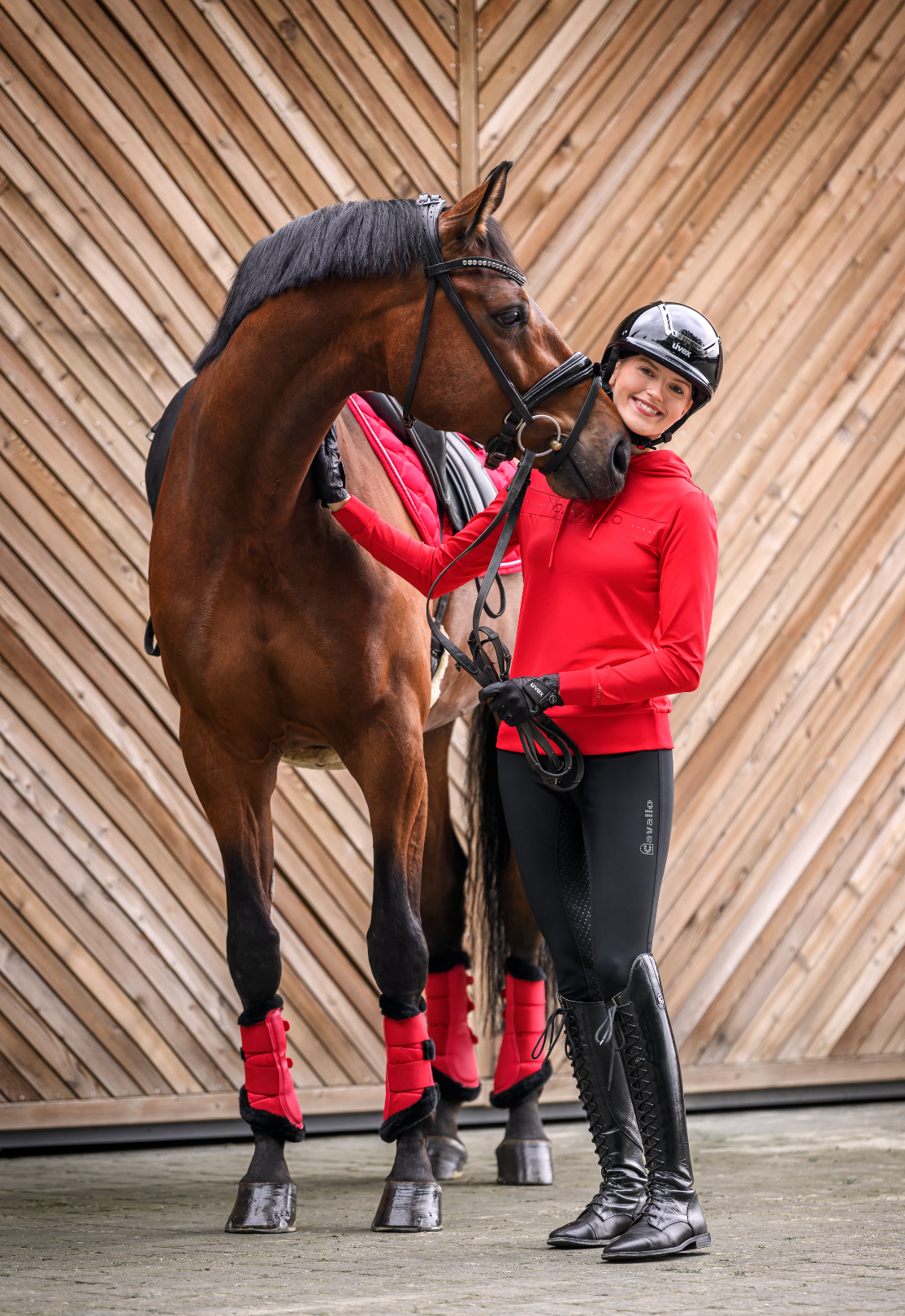 Guêtres Cavaljoca, dark Ruby - Cavallo Spring / Summer 25