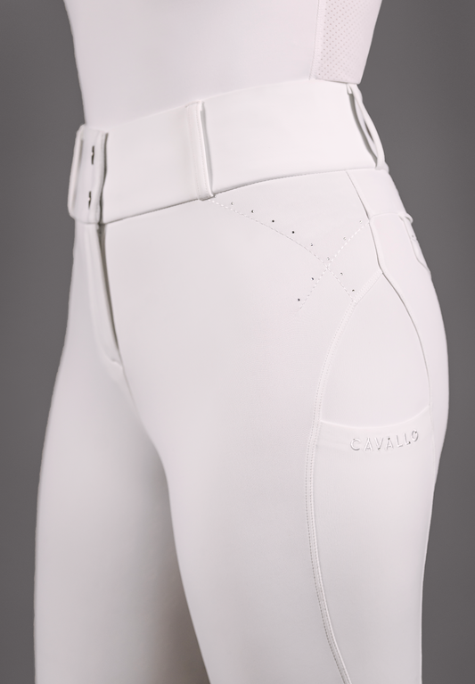 Pantalon Cavalcandera grip mobile, Blanc - Cavallo Spring / Summer 25
