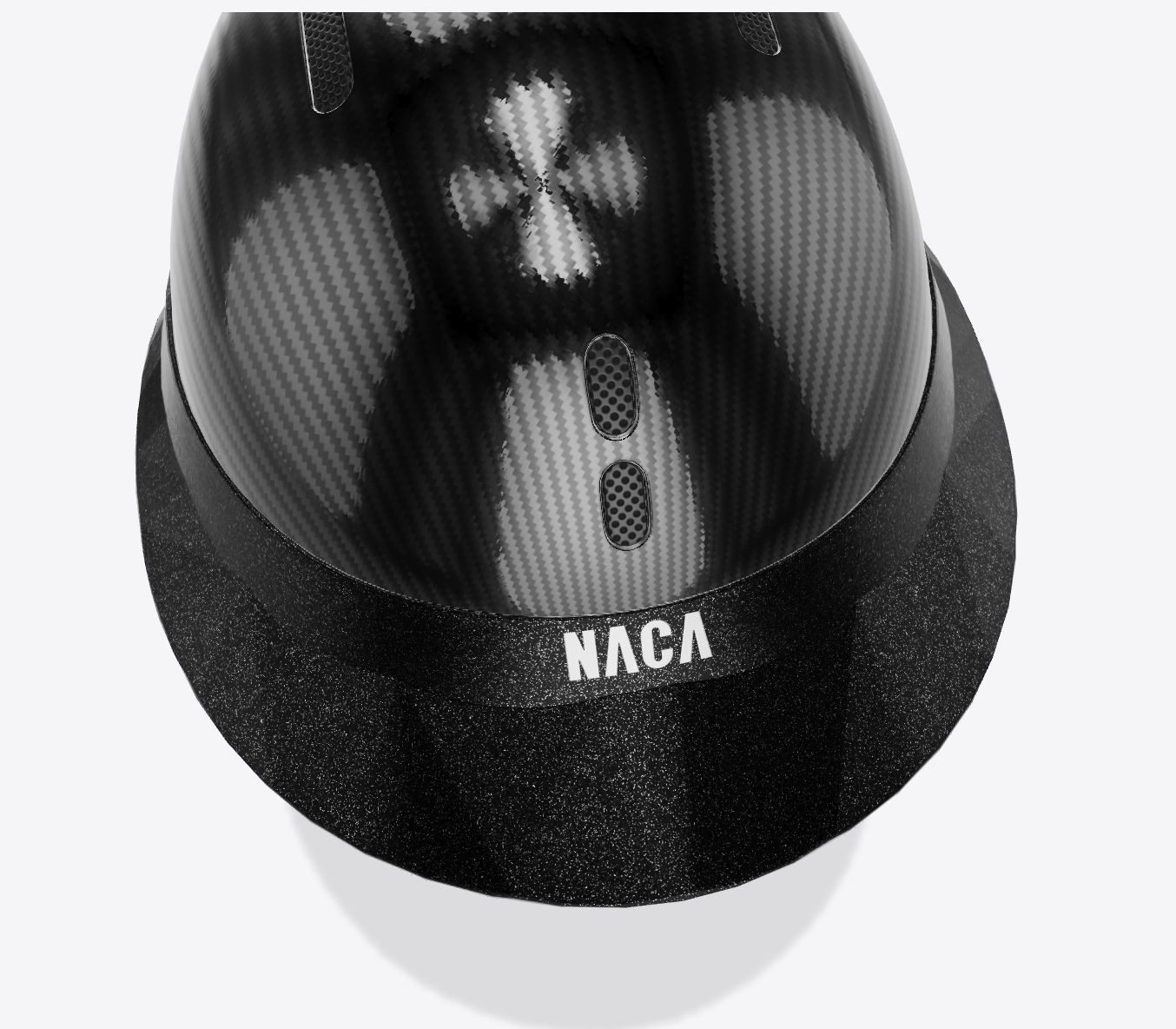 Casque Gravity S, Carbon, Noir Onyx, brillant (sans visière et mousse) - NACA