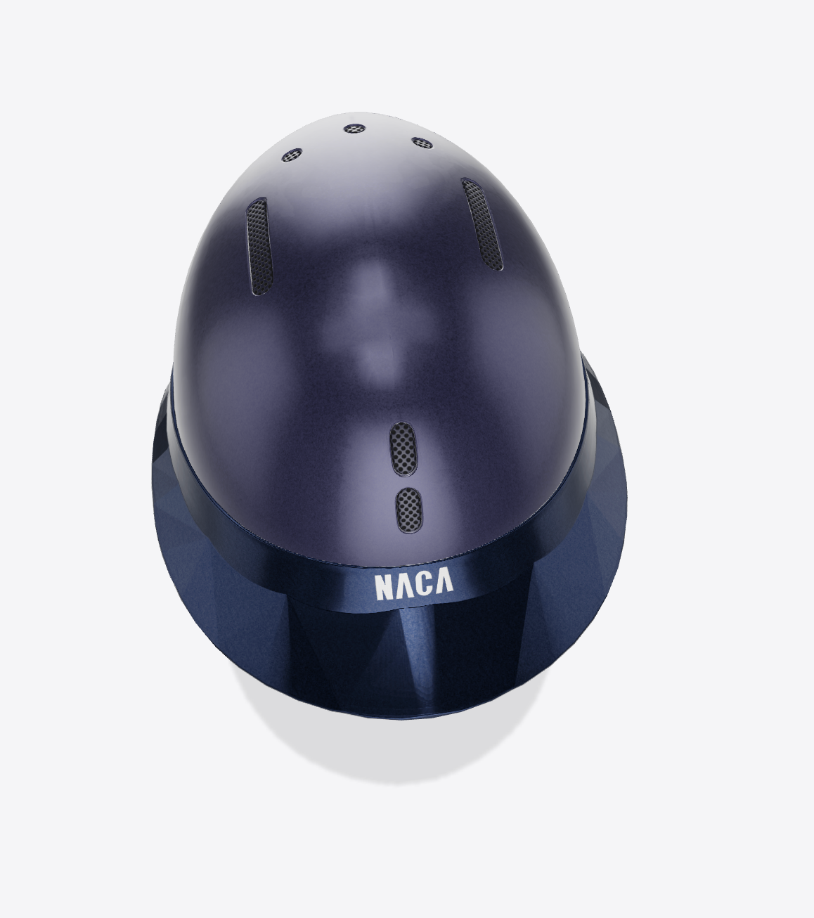 Casque Gravity S, Bleu Saphir, Mat (sans visière et mousse) - NACA