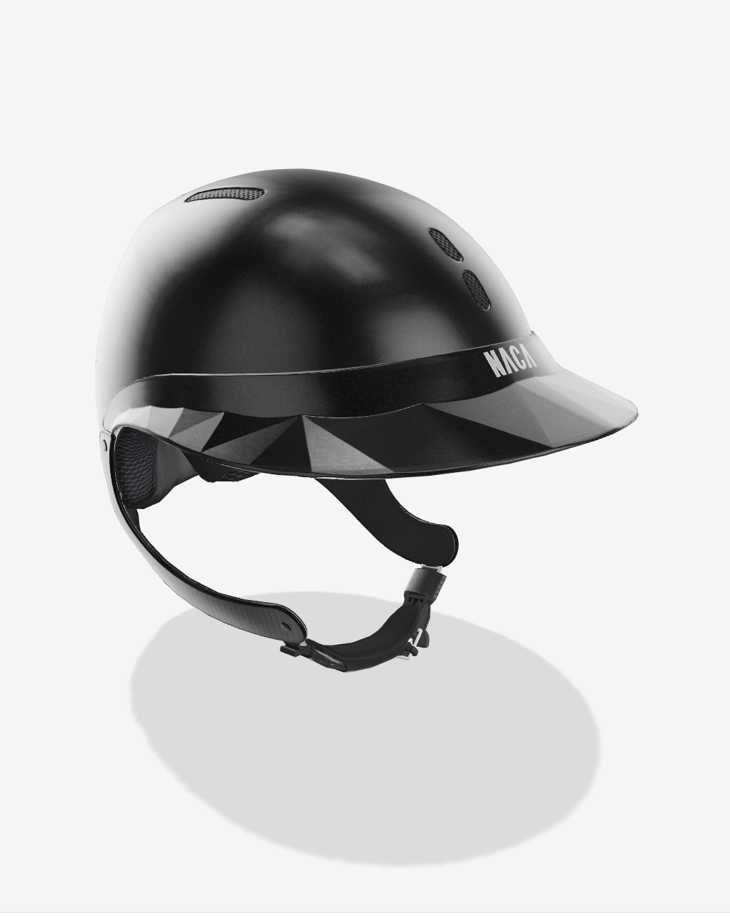 Casque Gravity XP, Noir Onyx, Mat (sans visière et mousse) - NACA