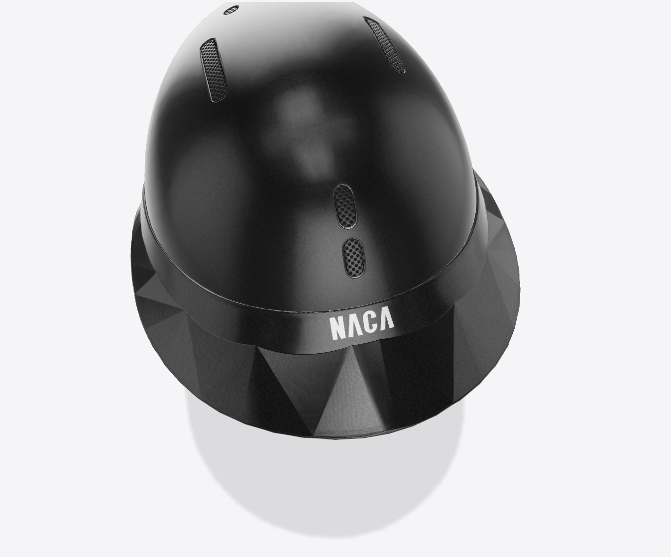 Casque Gravity XP, Noir Onyx, Mat (sans visière et mousse) - NACA