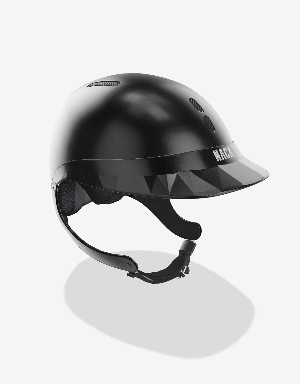 Casque Gravity XP, Noir Onyx, Mat (sans visière et mousse) - NACA