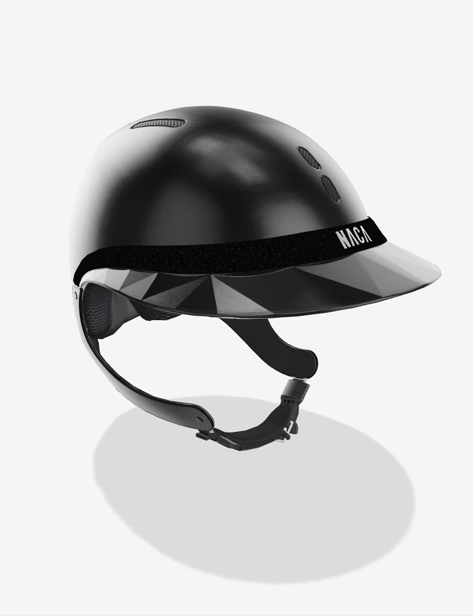 Casque Gravity XP, Noir Onyx, Mat (sans visière et mousse) - NACA