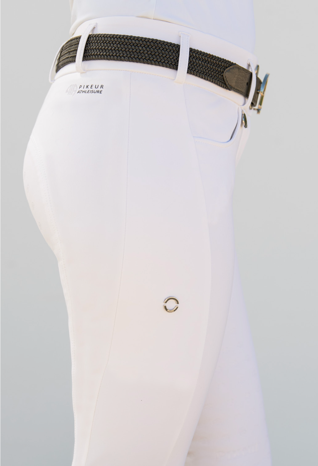 Pantalon Amia SD Midwaist, blanc, full grip - Pikeur SS 2024