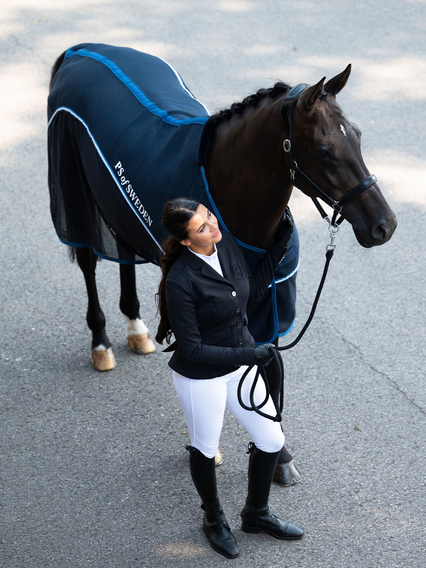 Chemise Cooling Rug, Navy - Ps of Sweden FW 23