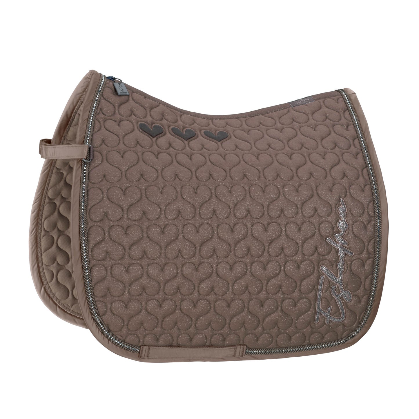 Tapis Cotton Glitter Crystal, deep taupe - Eskadron Classic Sport SS2024