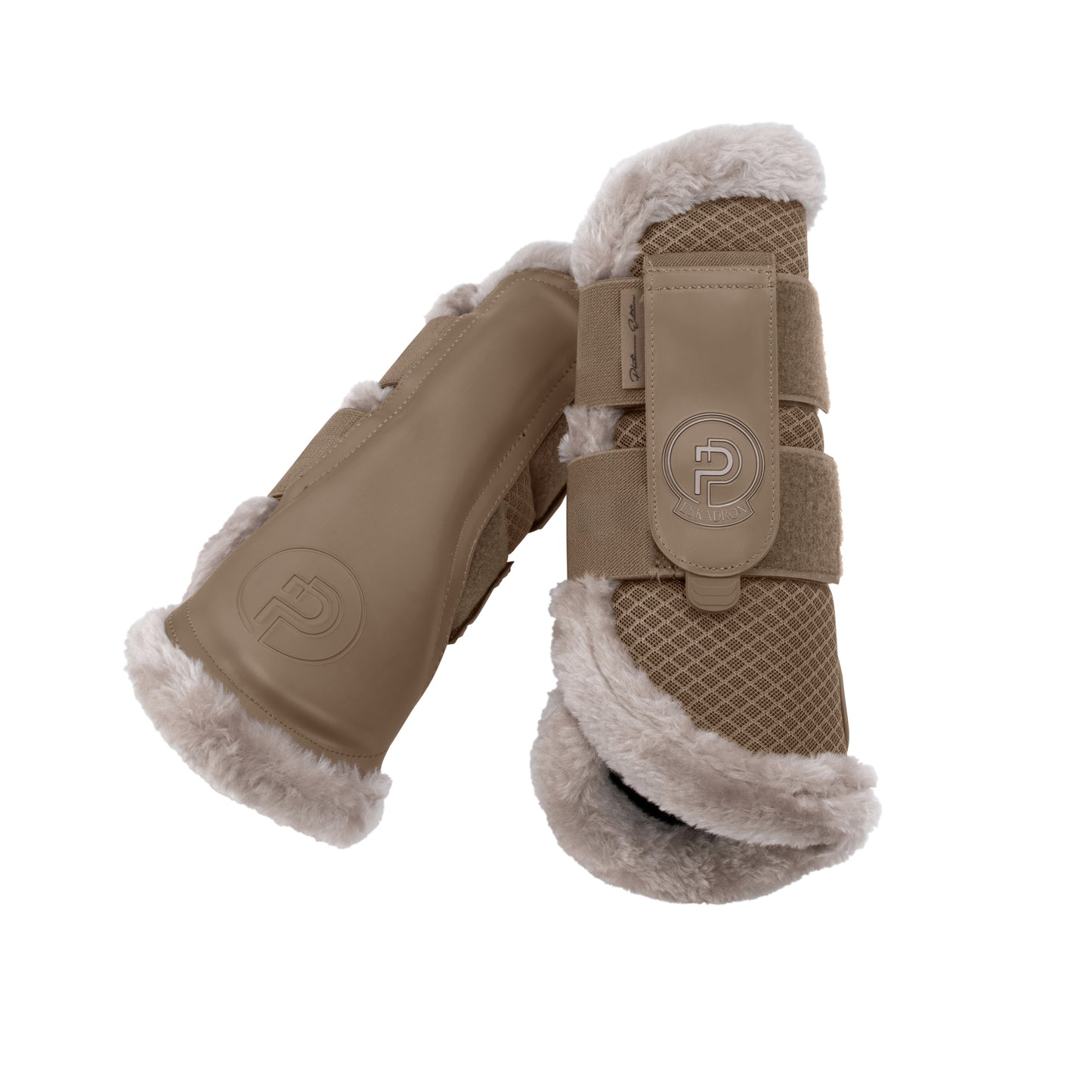 Guêtres Mesh Faux fur - Eskadron platinum 25