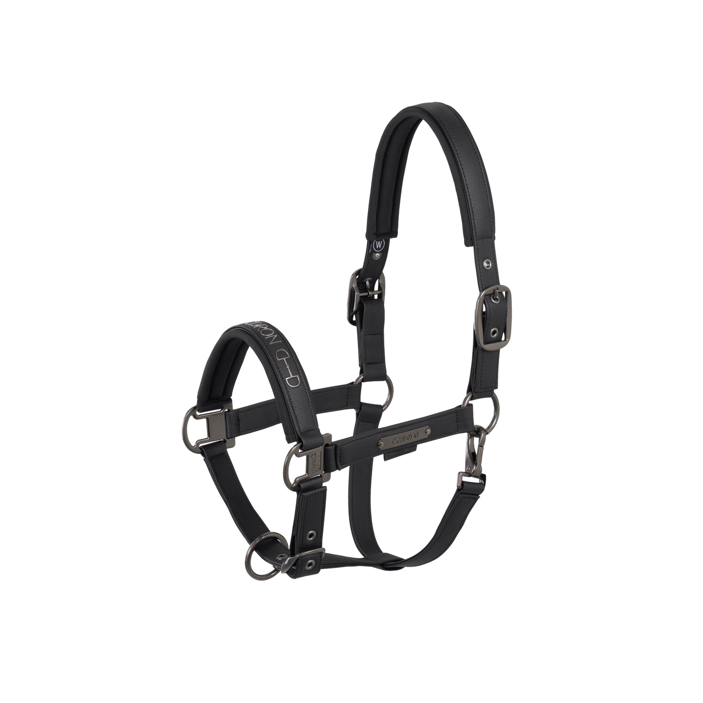 Licol Faux Leather double pin - Eskadron platinum 25