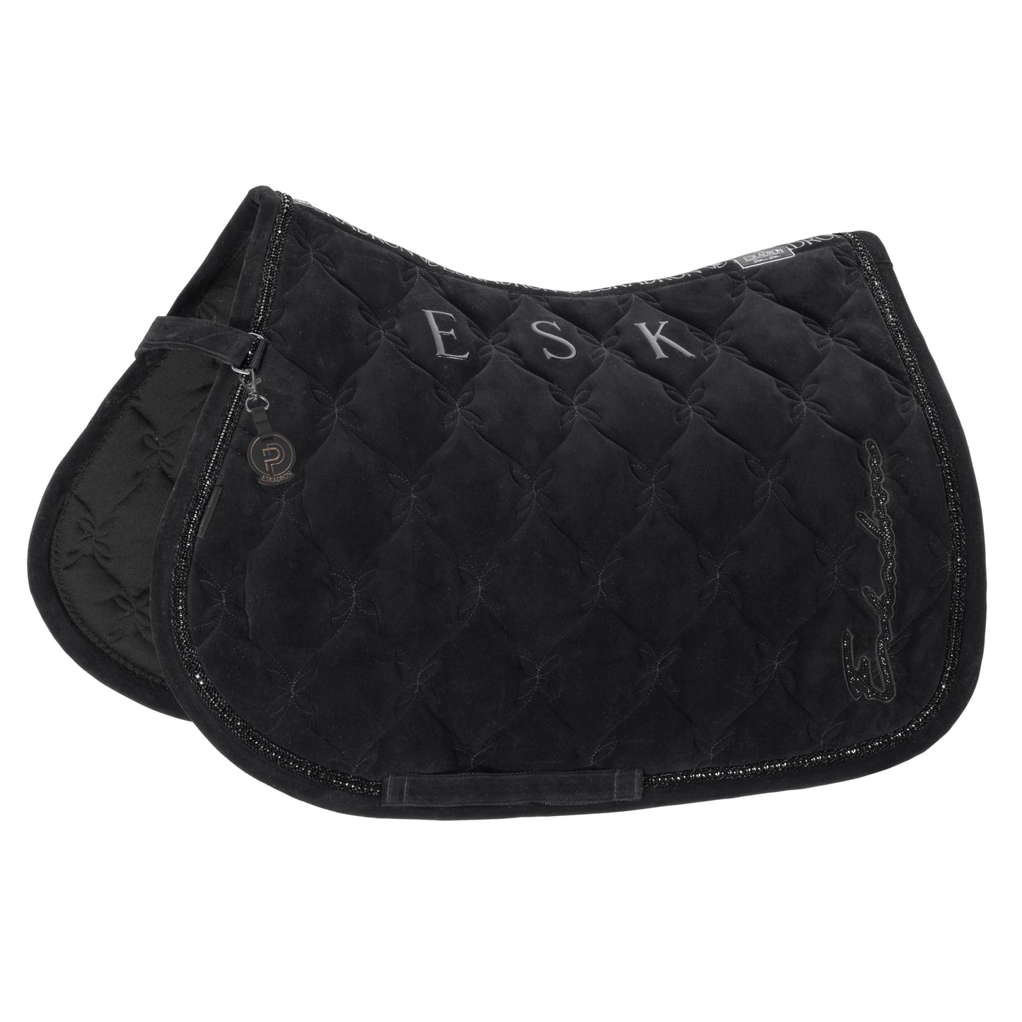 Tapis de selle Velours crystal - Eskadron platinum 25