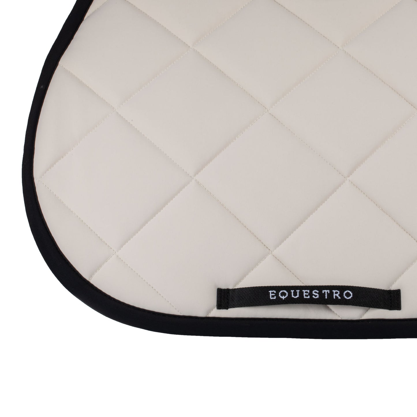 Tapis de selle Beige, édition black line - Equestro Spring / Summer 25