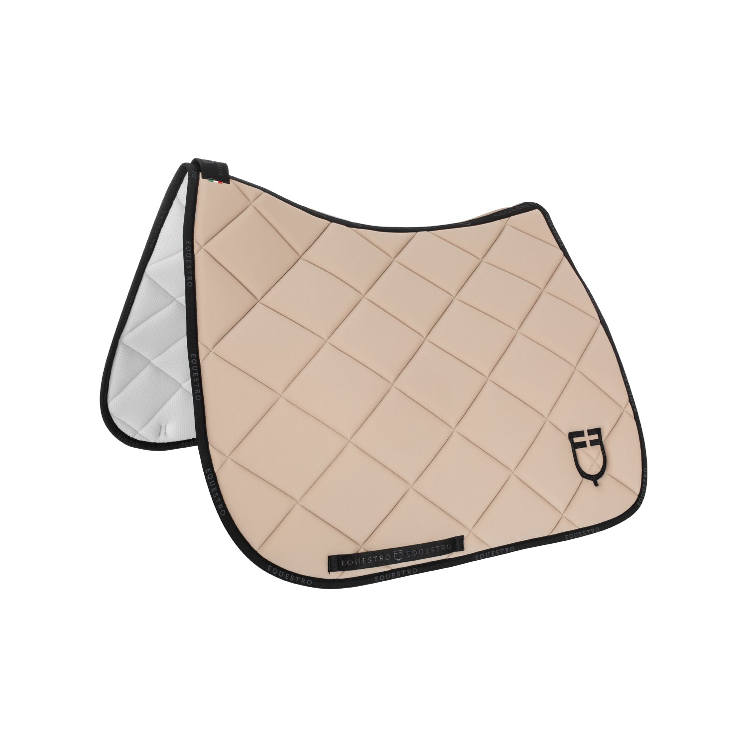Tapis de selle basic dressage velours beige Tapis de selle basic dressage velours beige