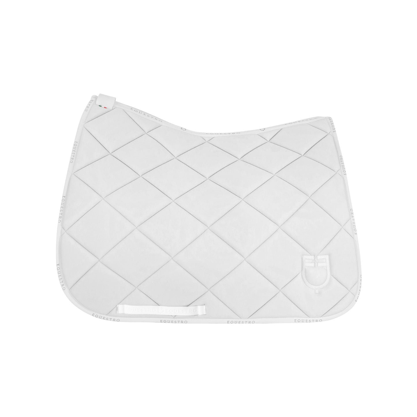 Tapis de selle de dressage blanc - Equestro Spring / Summer 25