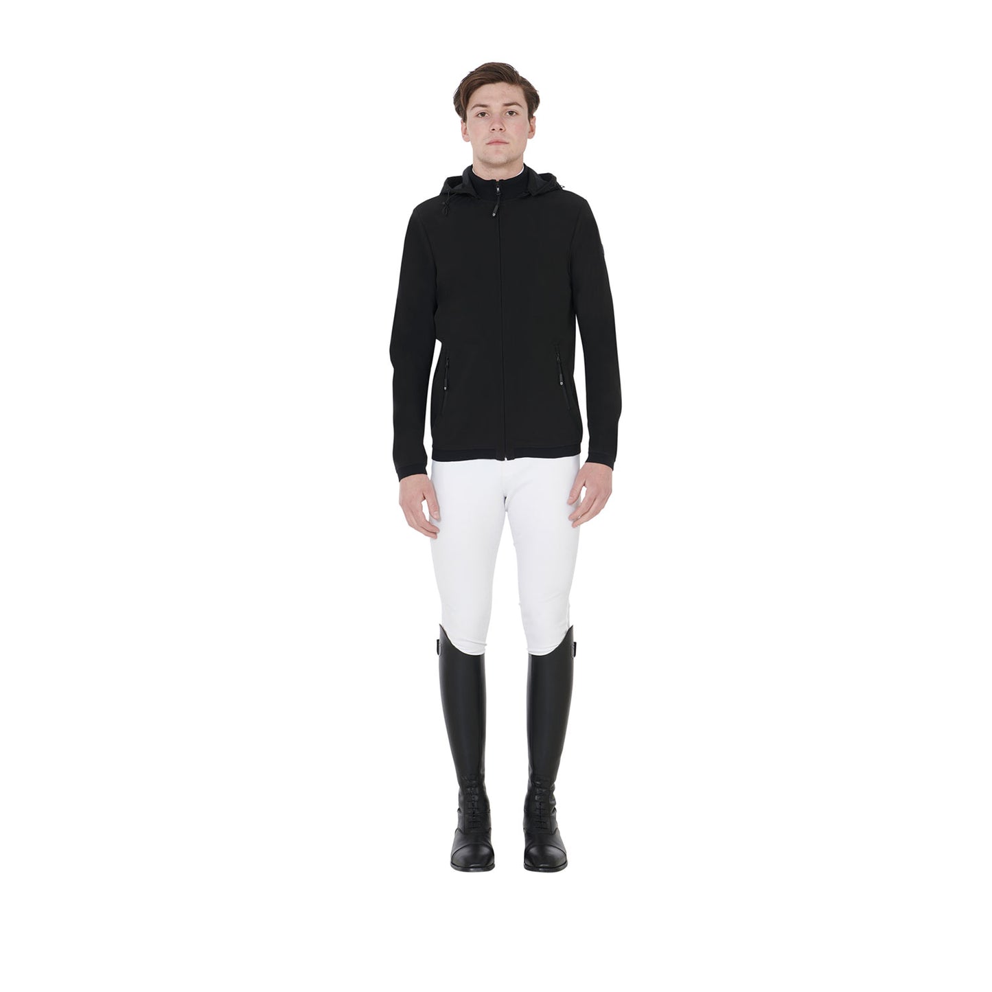 Veste Softshell coupe-vent homme, noir - Equestro