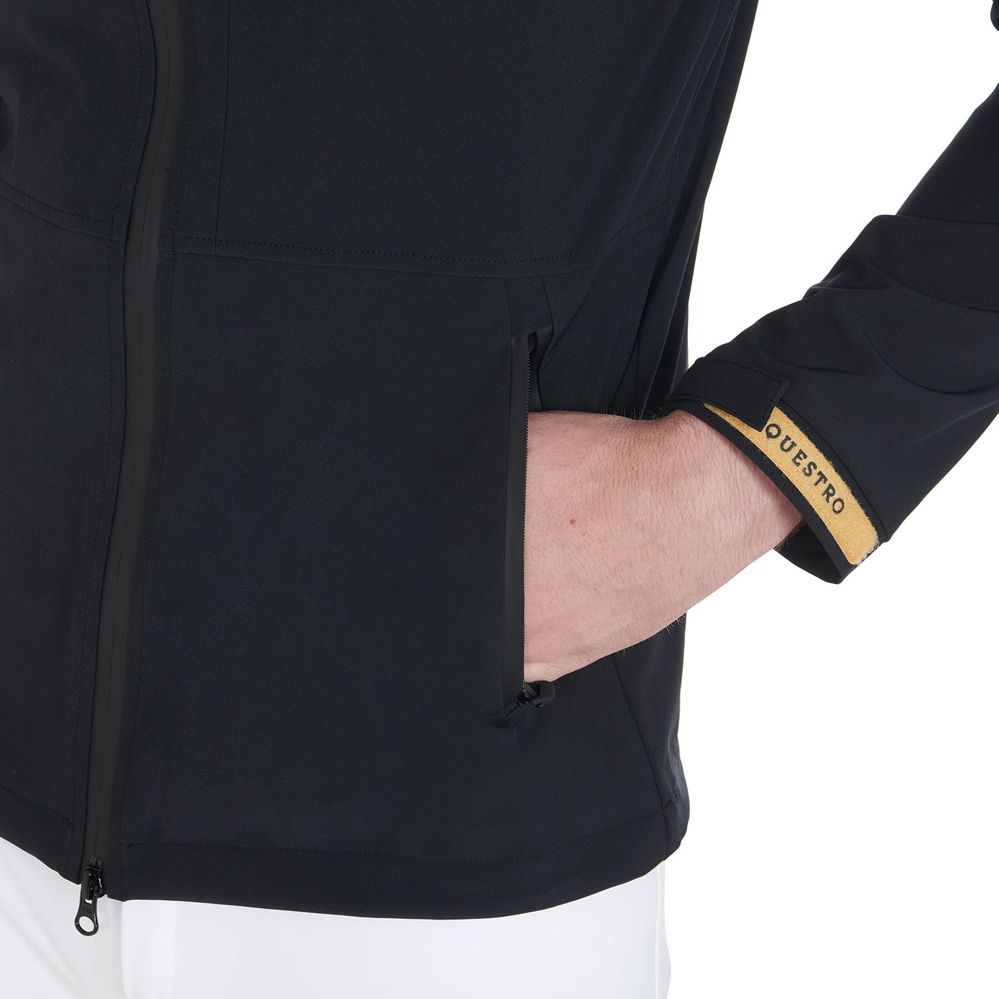 Veste homme technique, black - Equestro Spring / Summer 25