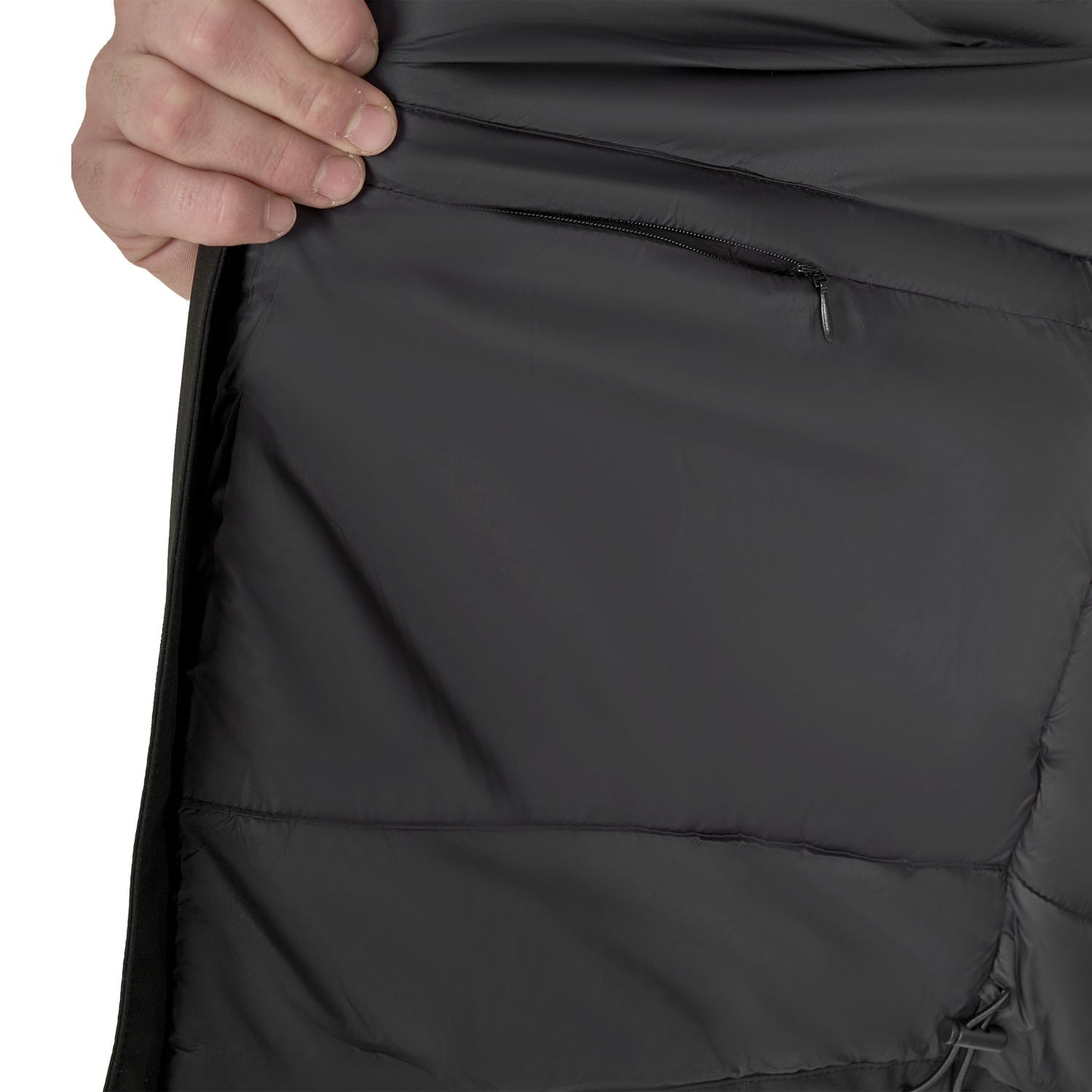 Veste imperméable et coupe-vent pour homme, noir - Equestro