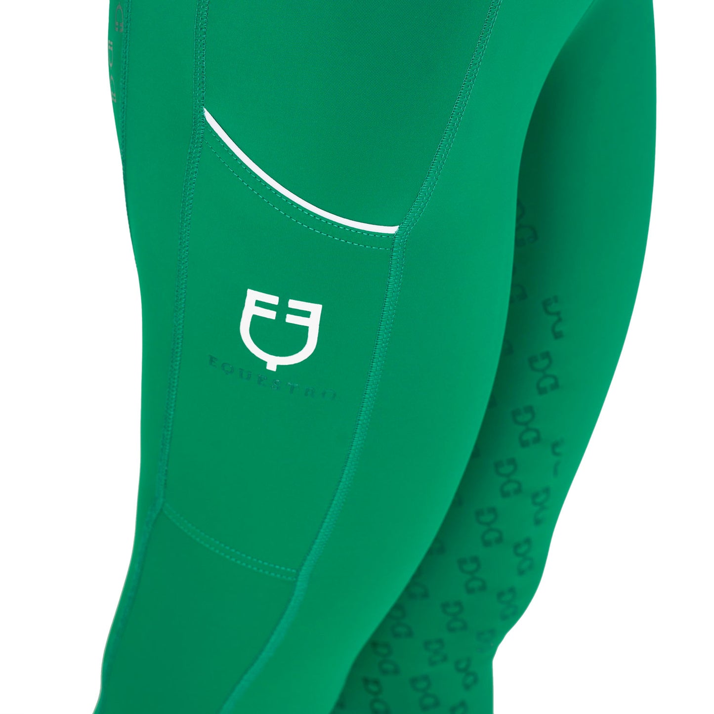 Legging slim fit, Ultramarine Green - Equestro Spring / Summer 25