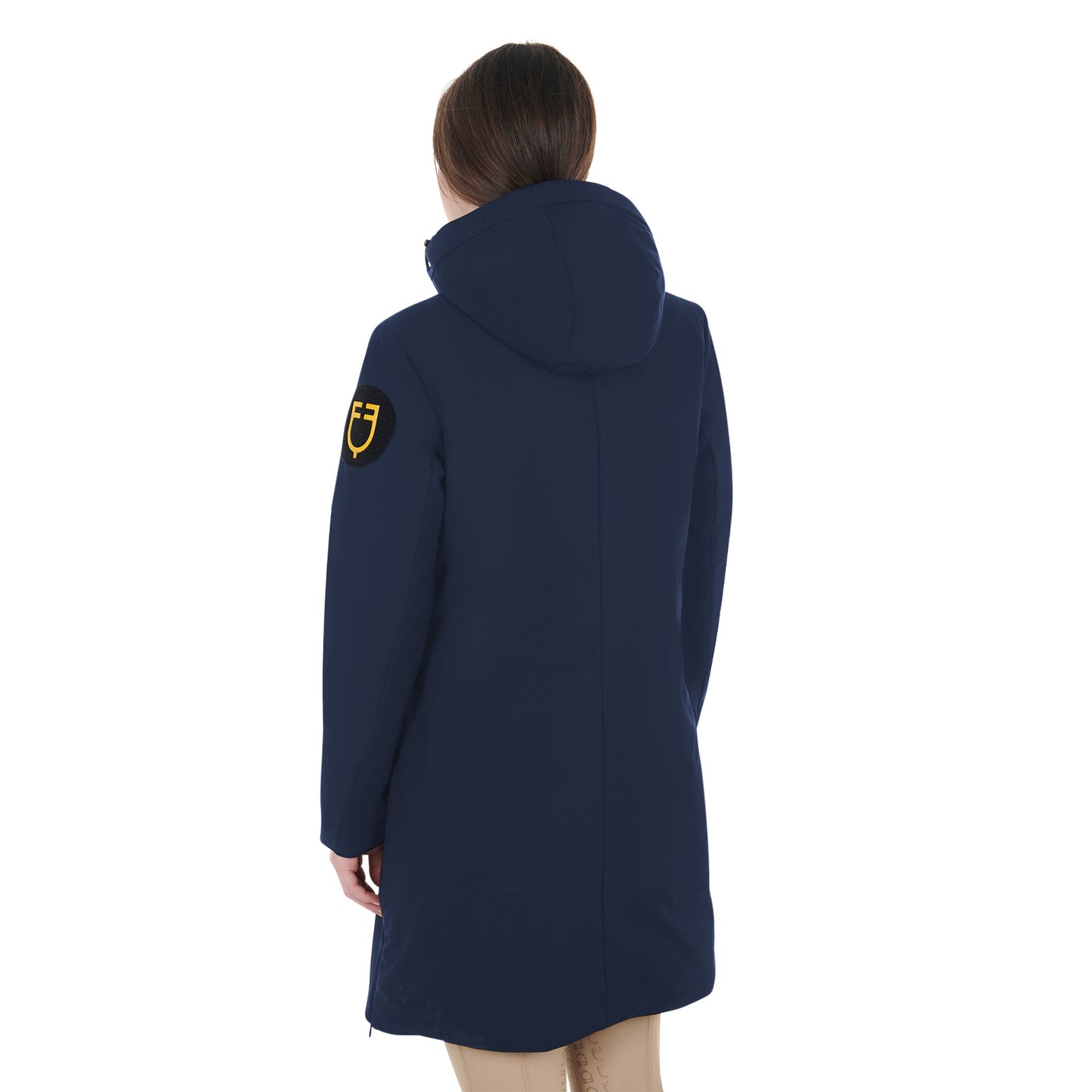 Veste longue déperlante, Navy - Equestro
