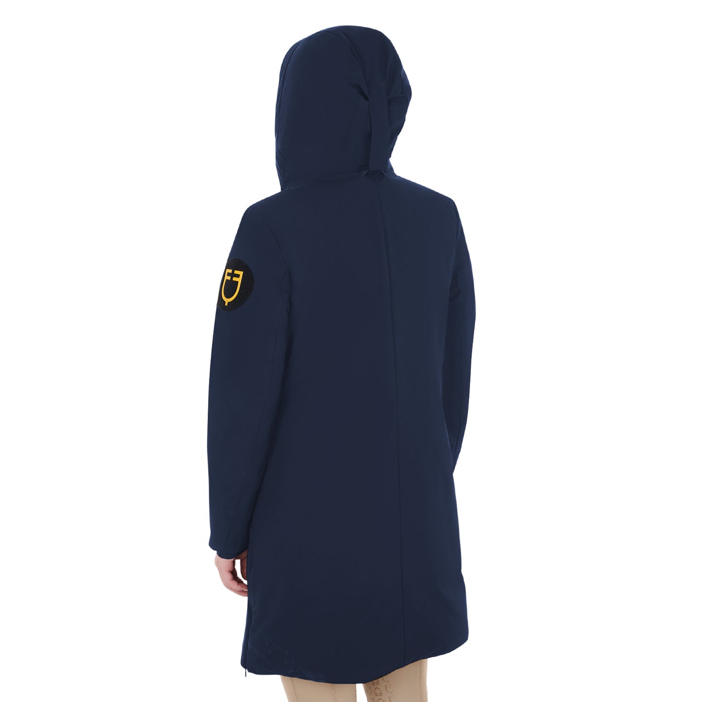 Veste longue déperlante, Navy - Equestro