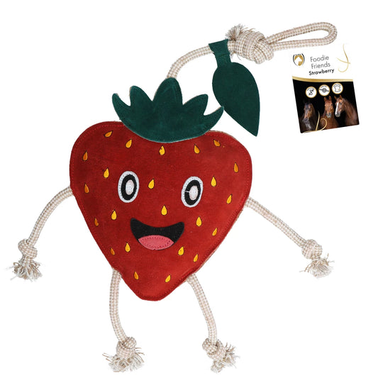 Jouet pour chevaux forme Fraise