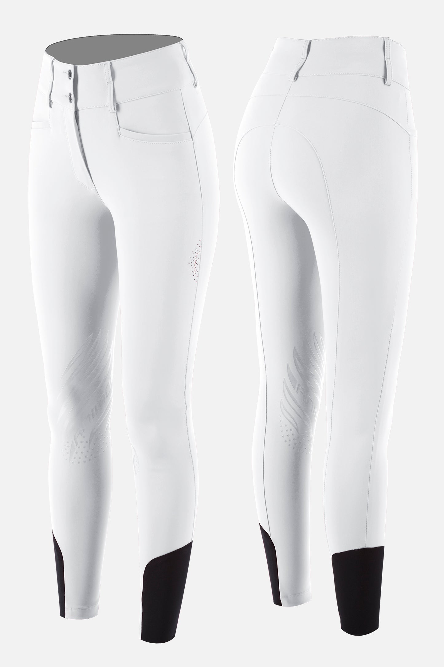 Pantalon Nuka, Genoux grip, Blanc - Animo