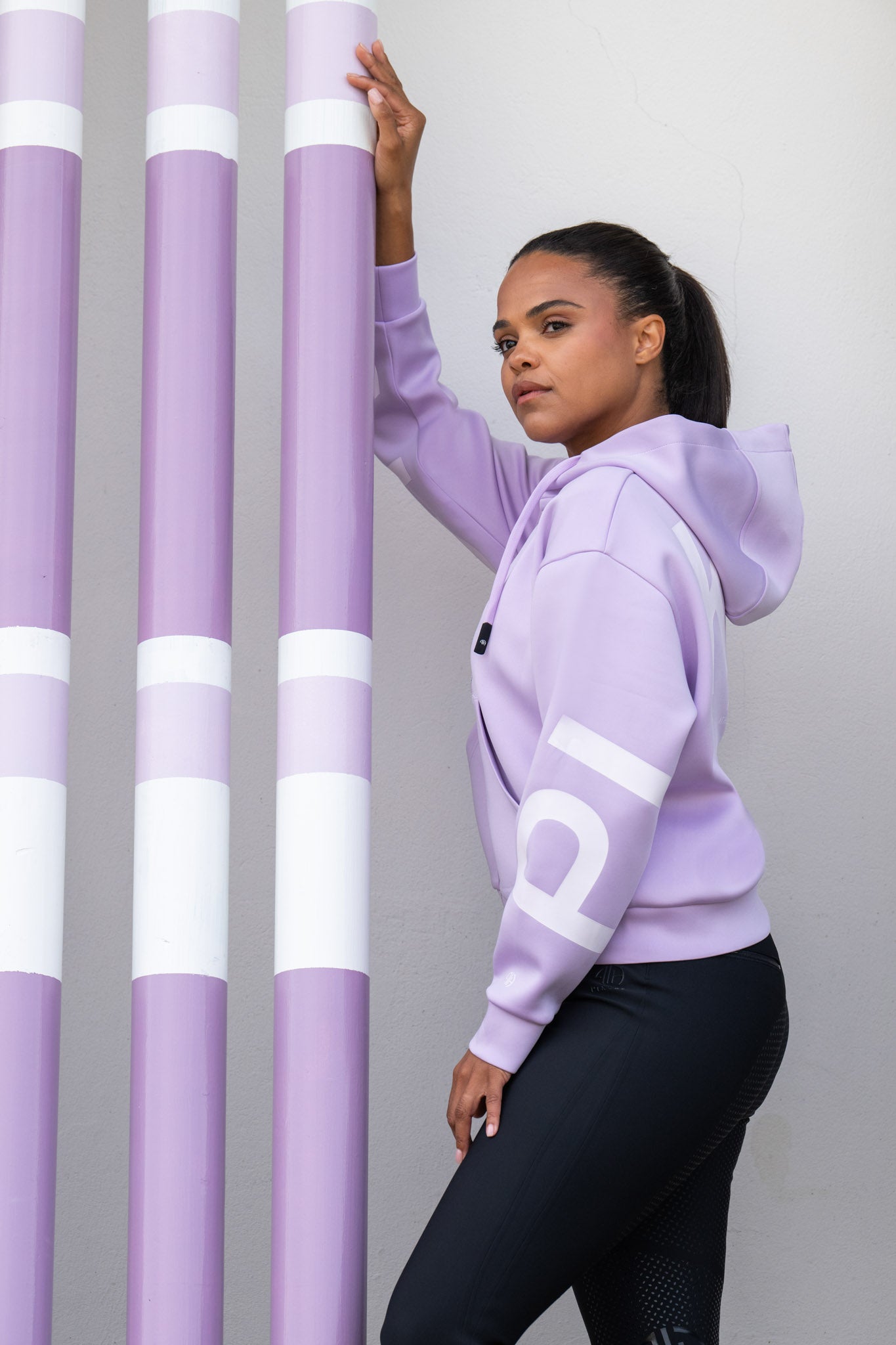 Hoody zip Athleisure, Lavender Blush - Pikeur Spring/Summer 25