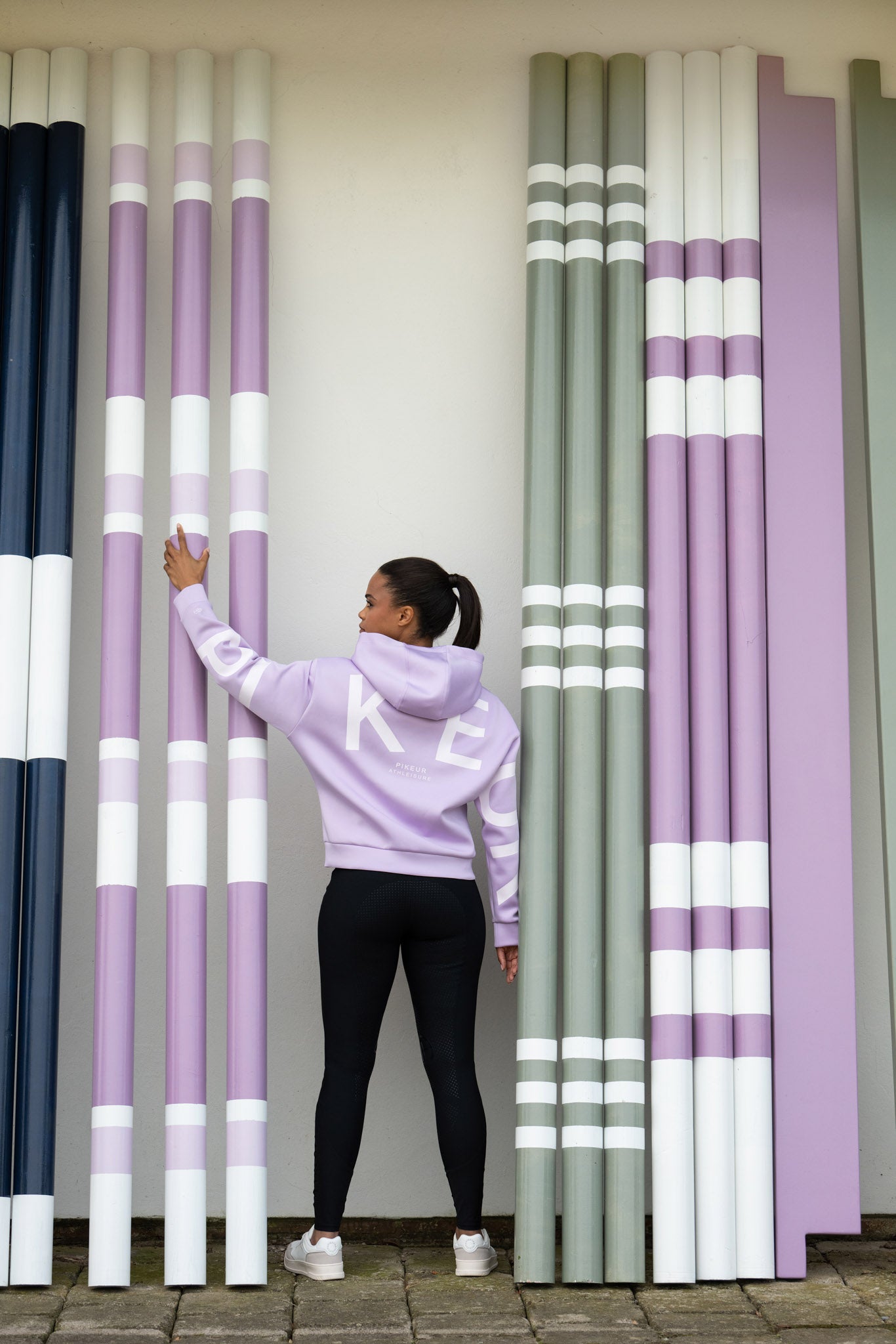 Hoody zip Athleisure, Lavender Blush - Pikeur Spring/Summer 25