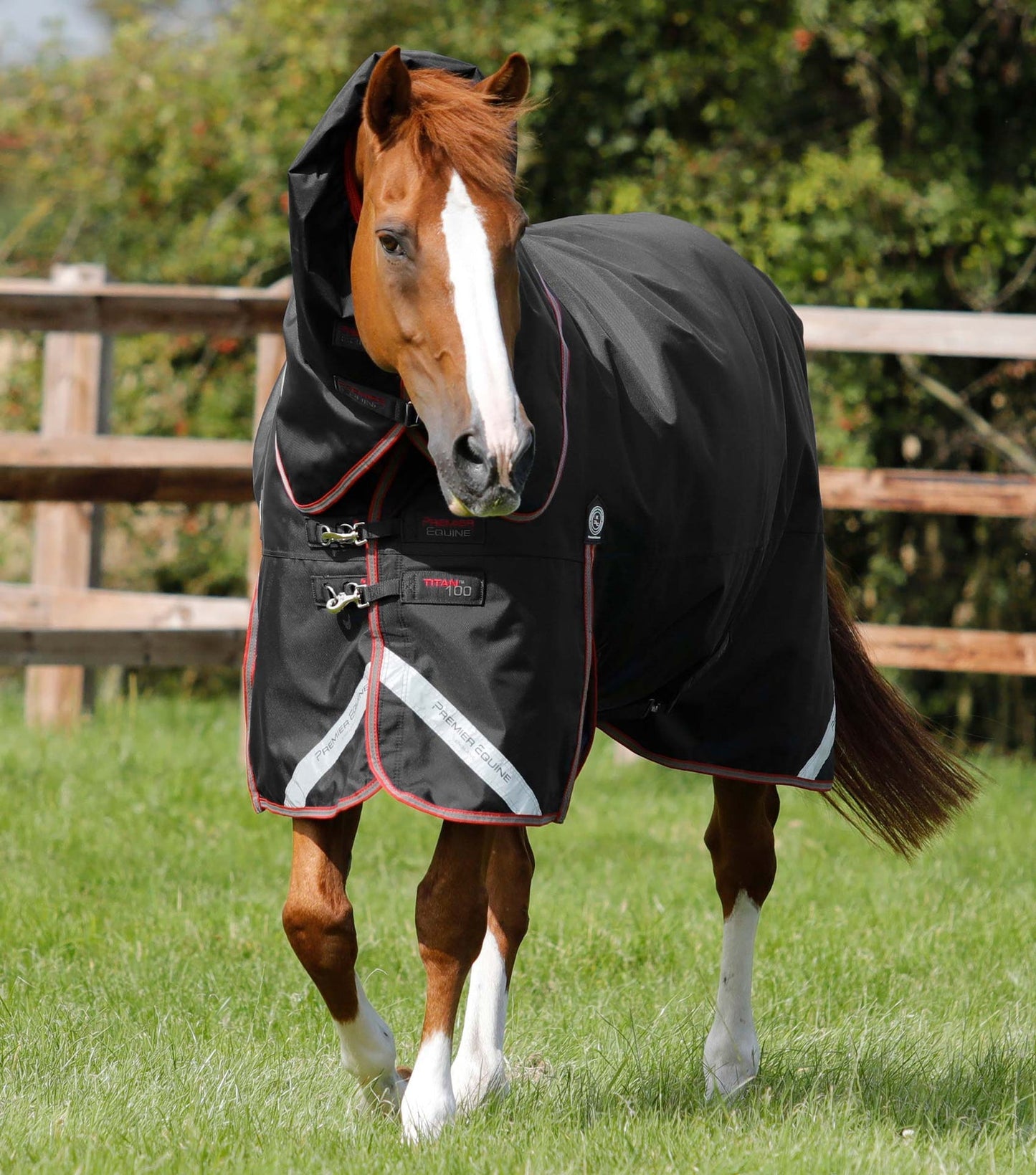 Couverture imperméable, Titan 300gr cou-amovible - Premier Equine