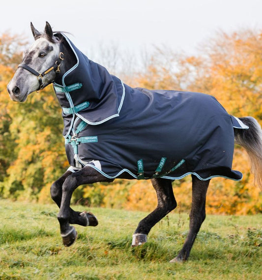 Couverture Amigo Bavo Plus 12, 250gr Navy/Aqua - Horseware
