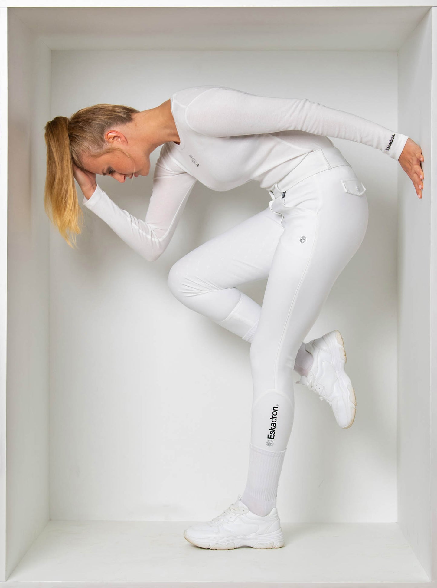 Pantalon d'équitation, white - Eskadron Dynamic SS 2024