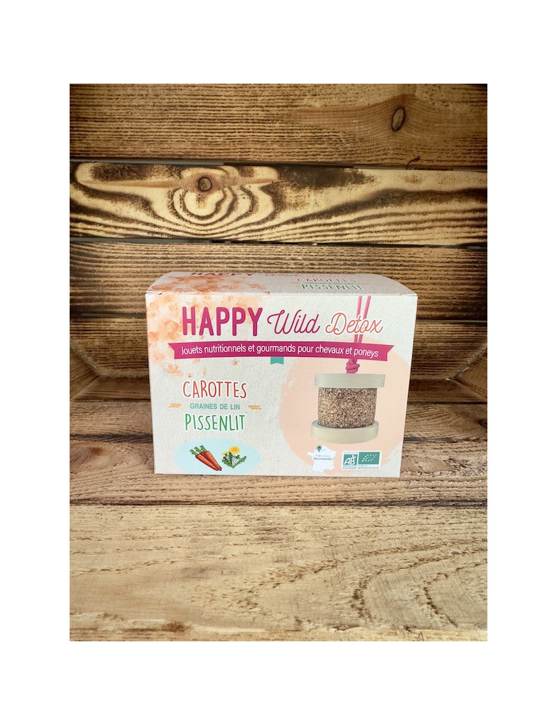 Happy wild Detox, Carottes - Pissenlit Bio - Happy Crackers