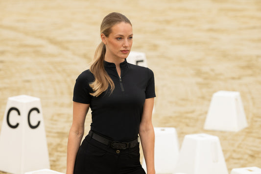 Tee-shirt Function selection, black - Pikeur Spring/Summer 25