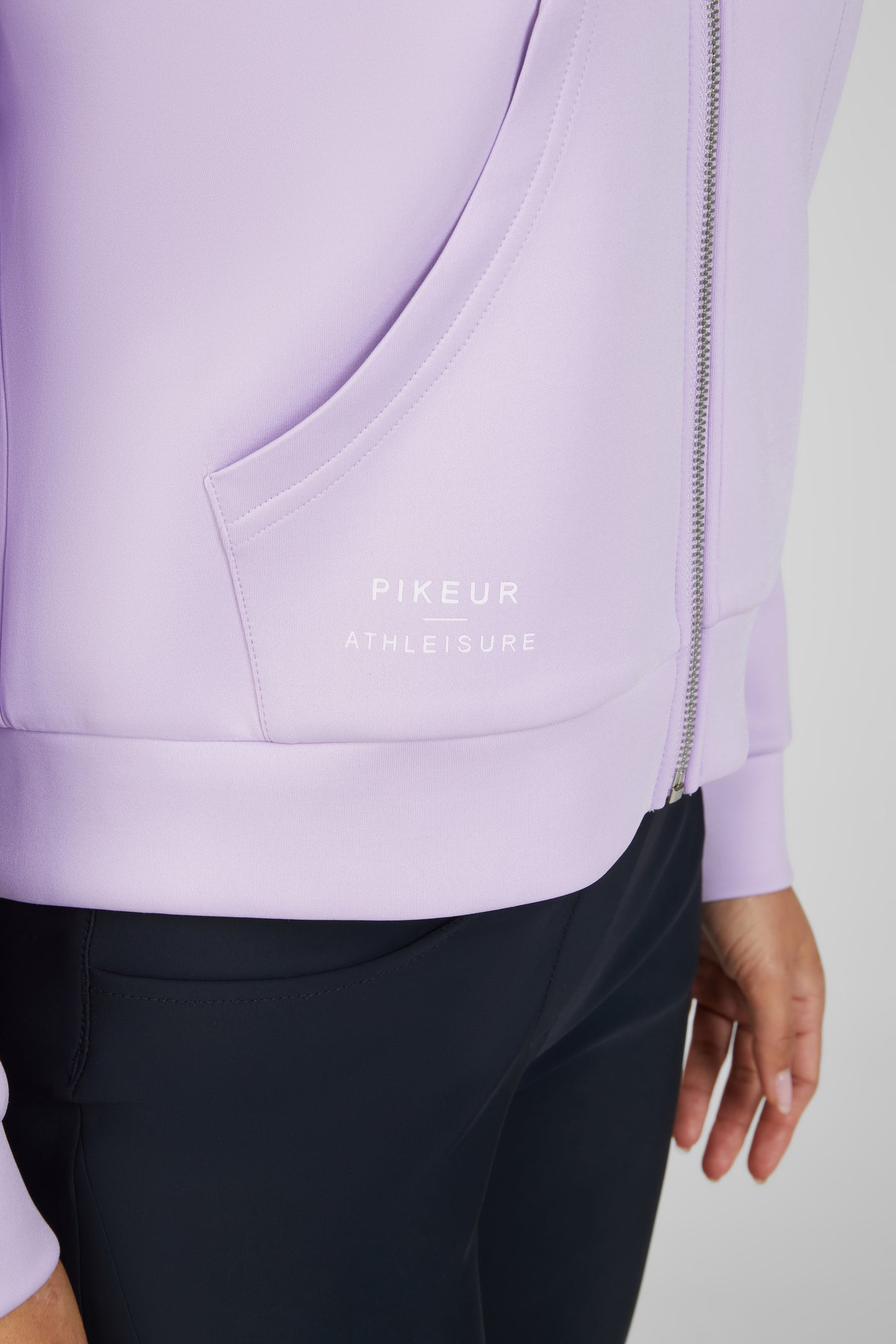 Hoody zip Athleisure, Lavender Blush - Pikeur Spring/Summer 25