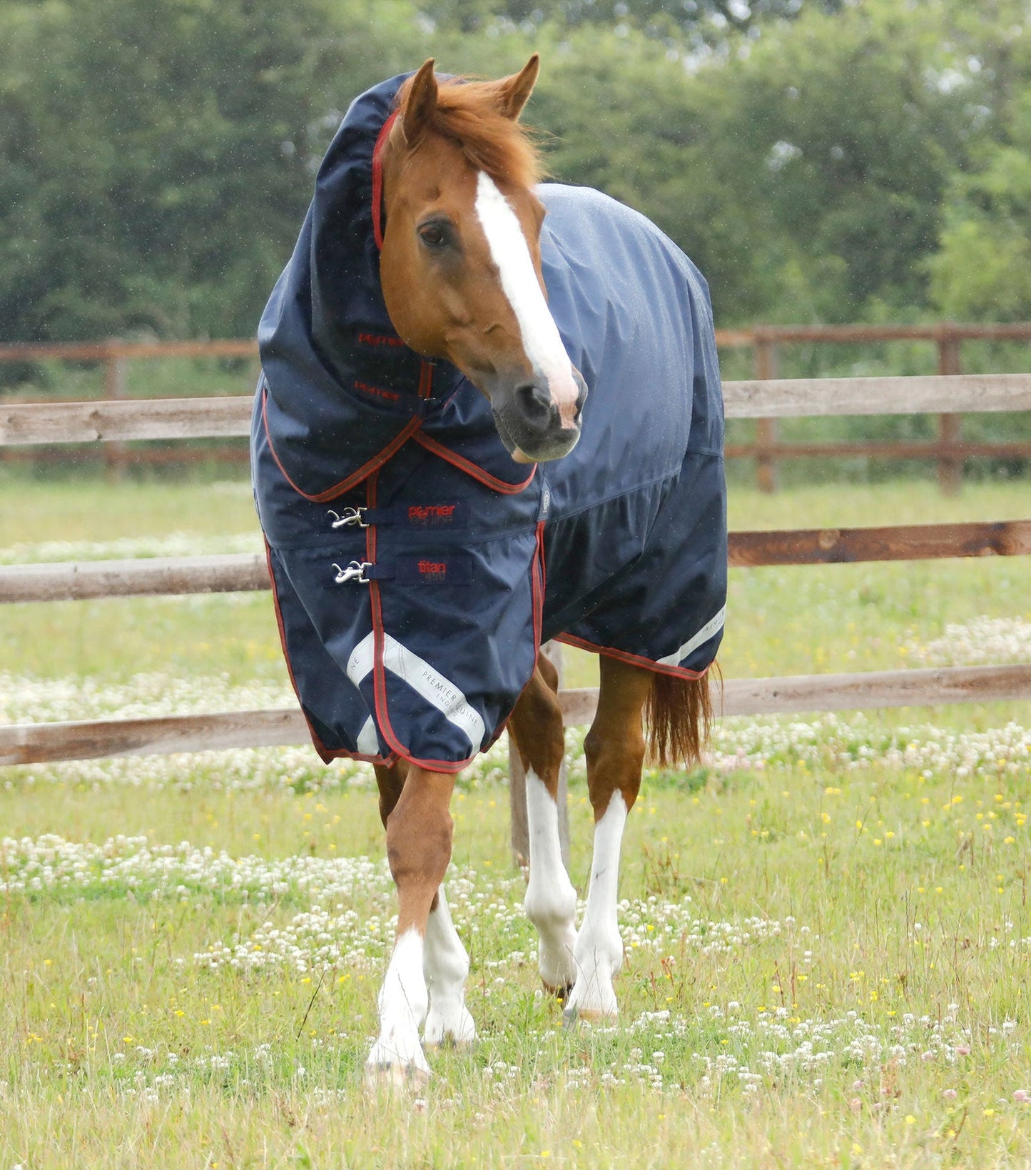 Couverture imperméable, Titan 450gr cou-amovible - Premier Equine