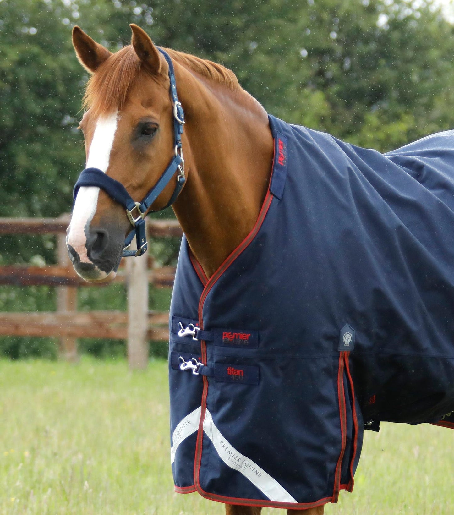 Couverture imperméable, Titan 450gr cou-amovible - Premier Equine