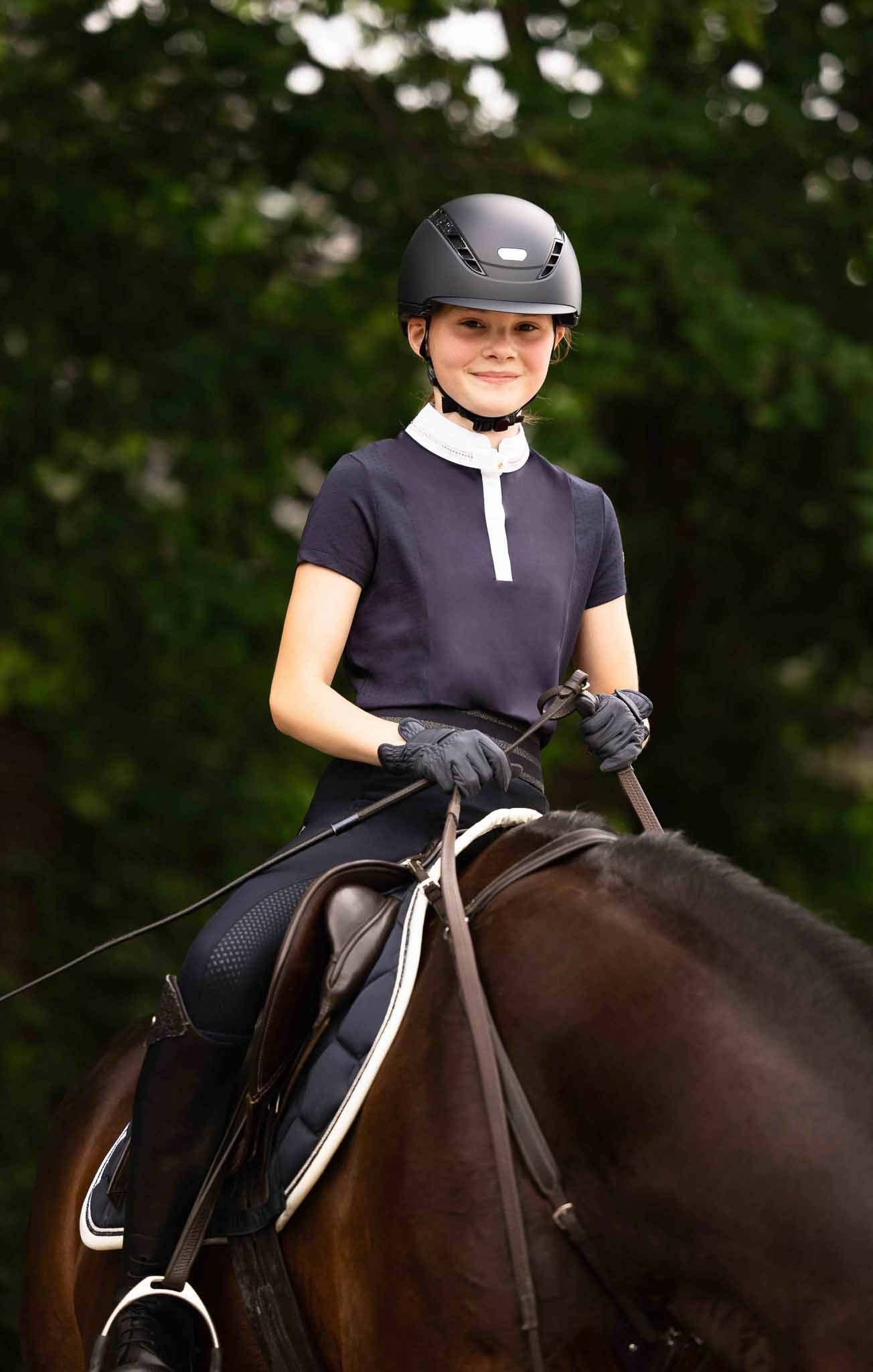 Casque d'équitation AirDuo, Midgnith blue - ABUS Pikeur