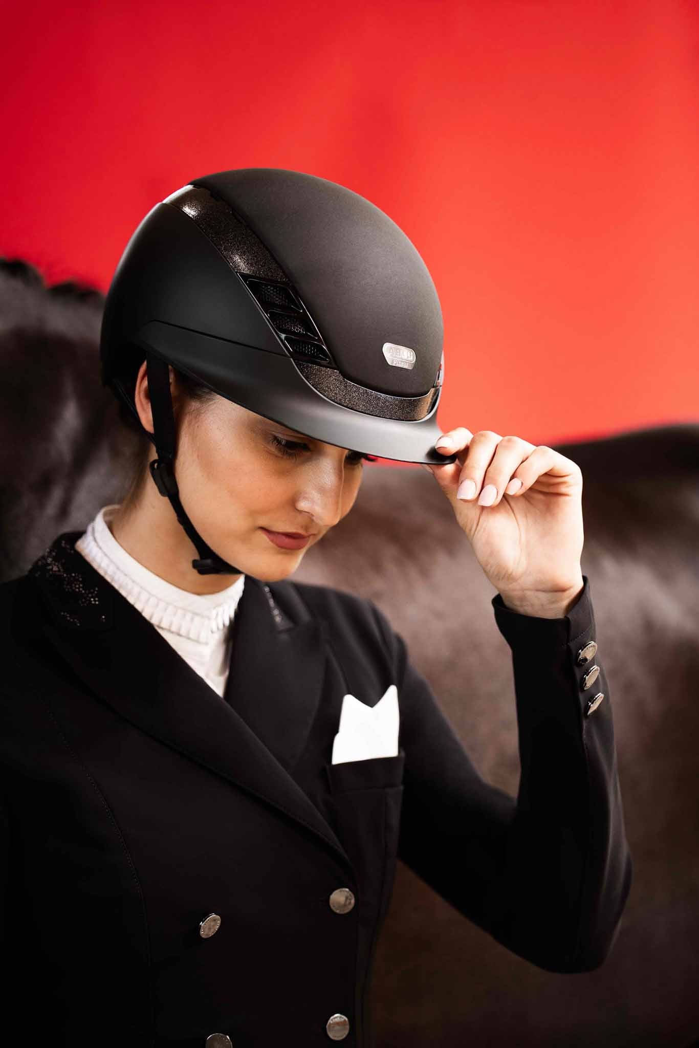 Casque d'équitation AirLuxe SUPREME, Black - ABUS Pikeur