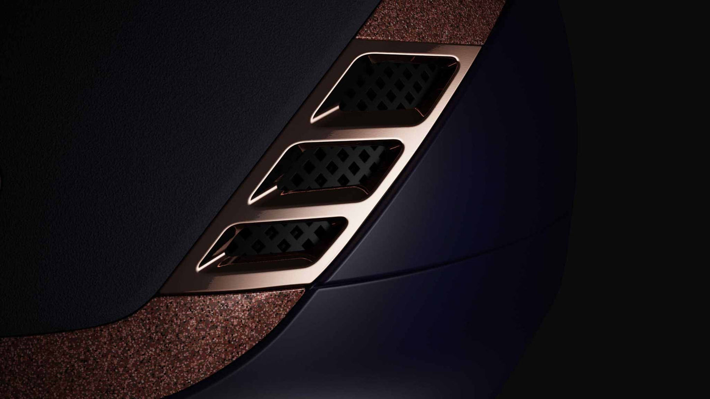 Casque d'équitation AirLuxe SUPREME, Midnight blue/Rose gold - ABUS Pikeur
