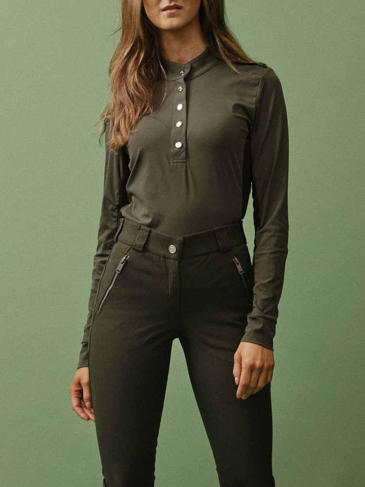 Base layer Chicki, Forest Green - Ps of Sweden SS 23
