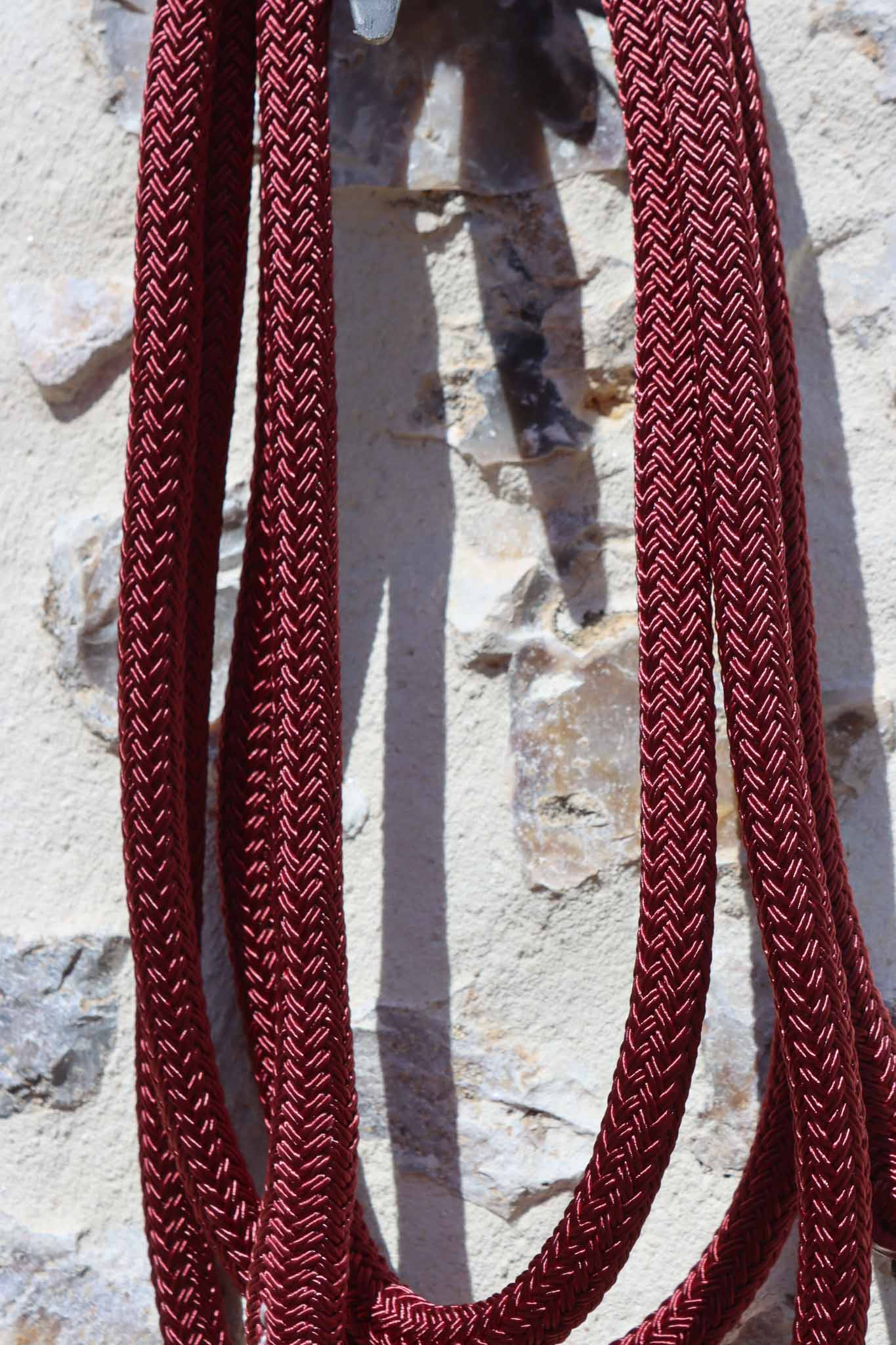 Ethologisches Lanyard 3,70 m, Bordeaux - Brockamp